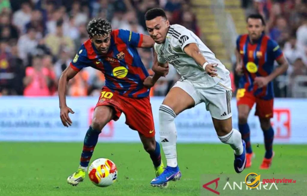 Real Madrid kalah dari Barcelona