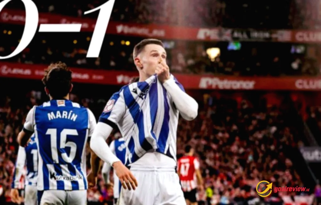 Sociedad menangi leg pertama