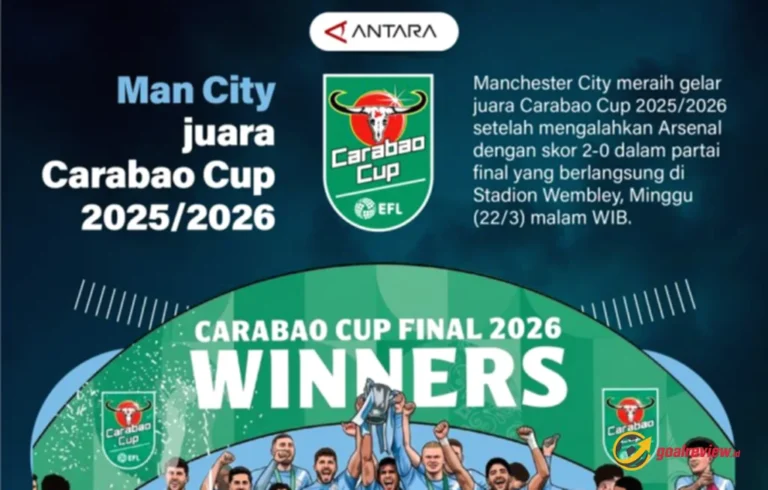 Man City juara Carabao Cup