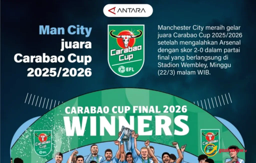 Man City juara Carabao Cup