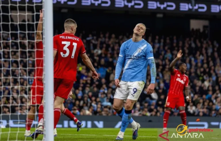 Manchester City ditahan imbang Nottingham