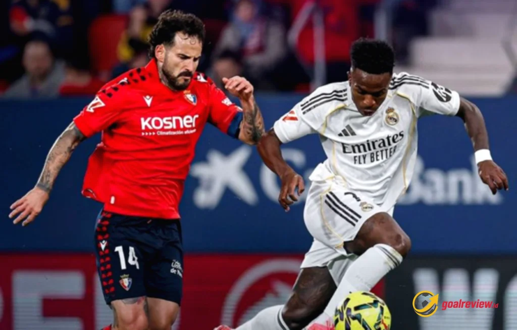 Real Madrid kalah di Osasuna